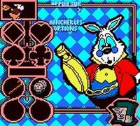 une photo d'Ã©cran de Alice in Wonderland sur Nintendo Game Boy Color